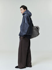 Suede Fleece Modern Hoodie