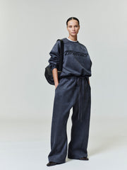 Suede Fleece Modern Crewneck Sweatshirt