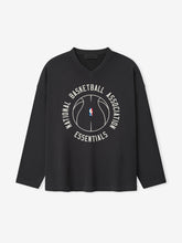 NBA X Barkley Hendricks Long Sleeve V-Neck Tee