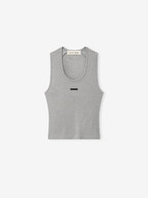 Womens Rib Knit Fitted Tank