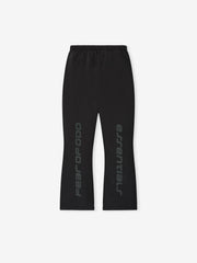 Womens Heavy Fleece Flare Sweatpant