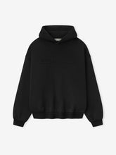 Embossed 90s Fit Fleece Hoodie