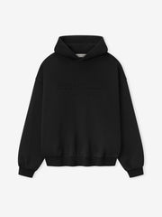 Embossed 90s Fit Fleece Hoodie
