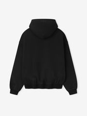 Embossed 90s Fit Fleece Hoodie