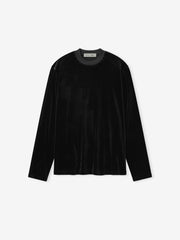 Womens Velour Classic Long Sleeve Tee