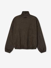 Suede Fleece Signature Modern Track Jacket W/ Piping
