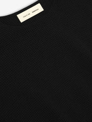 Waffle Crewneck 90s Sweater
