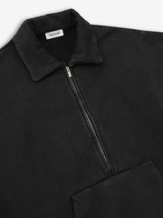Sunfaded Half Zip Polo Sweatshirt