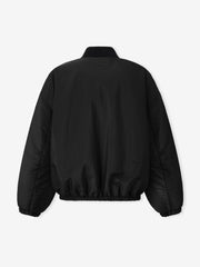 Nylon Taffeta Padded Bomber Jacket
