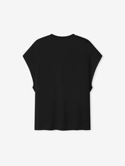 Womens Sheer Viscose Sleeveless Tee
