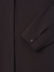 Womens Easy Care Wool Relaxed Shirt