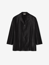 Leather Relaxed Blazer