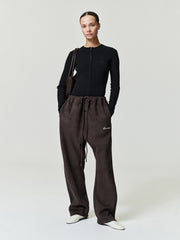 Suede Fleece Signature Relaxed Pant