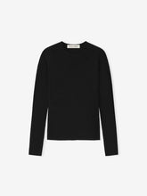 Womens Rib Long Sleeve Top