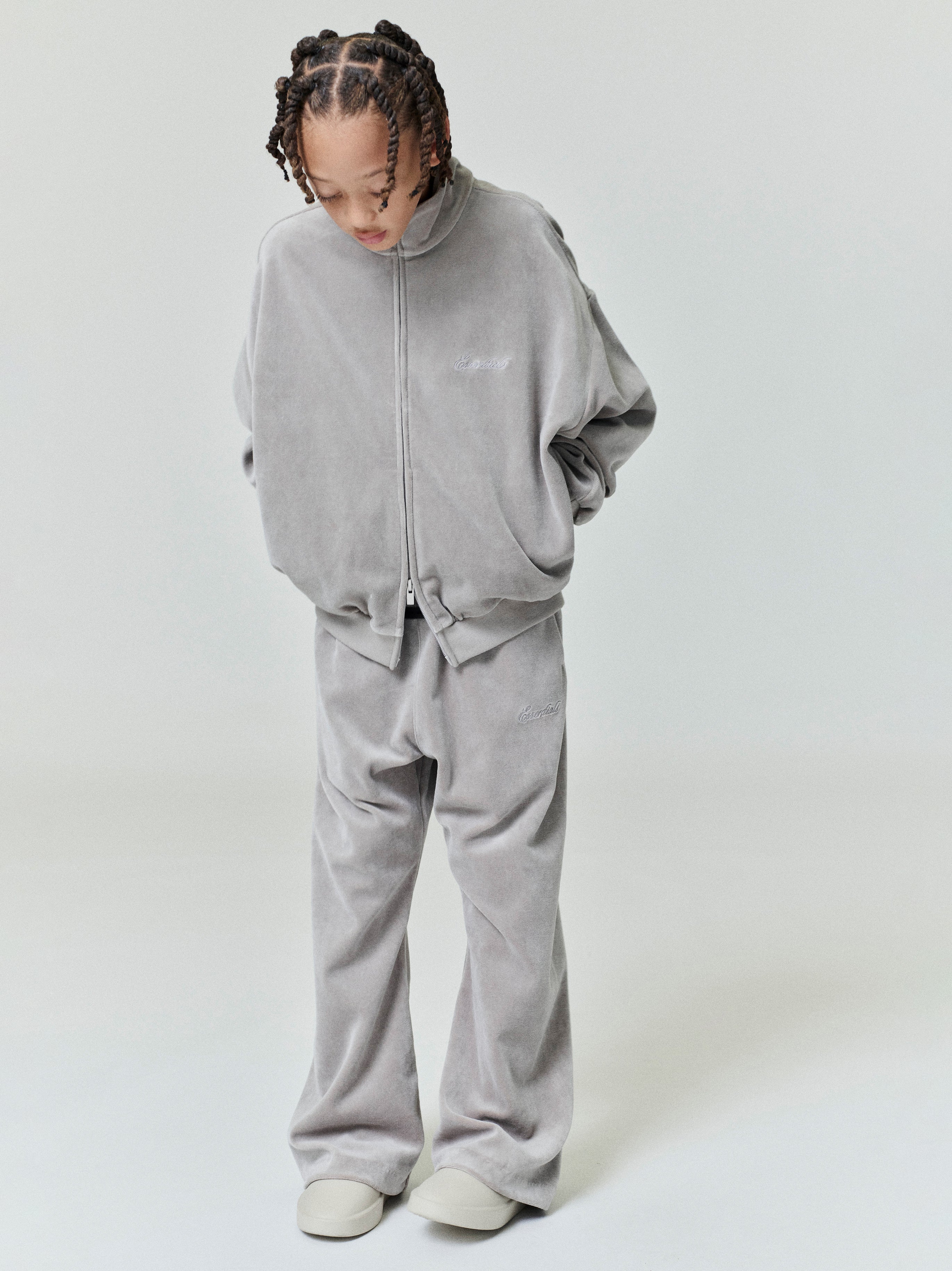 Kids Velour Flare Sweatpant