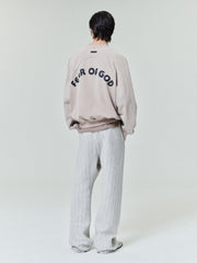 Double Face Wool Baseball Flared Pants