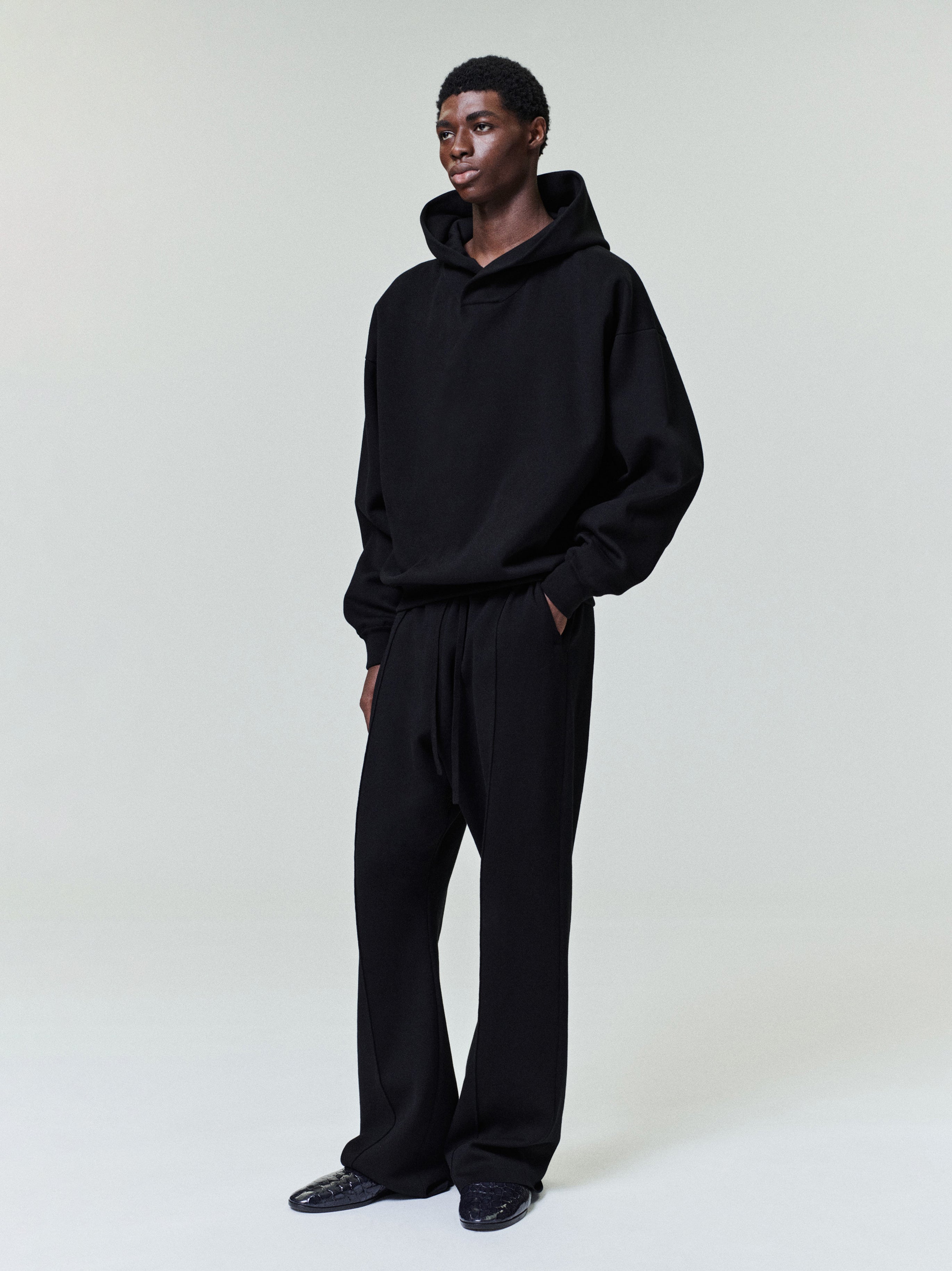 Double Knit Flared Jogging Pant