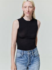 Womens Silk Stretch Tank Top