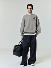 Satin Fleece Lounge Sweatpant