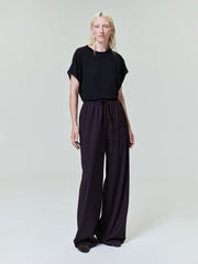 Womens Easy Care Wool Drawstring Pants