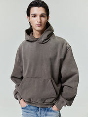Sunfaded Classic Half Raglan Hoodie W/ Pocket
