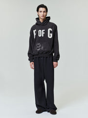 Sunfaded Wide Leg Sweatpant