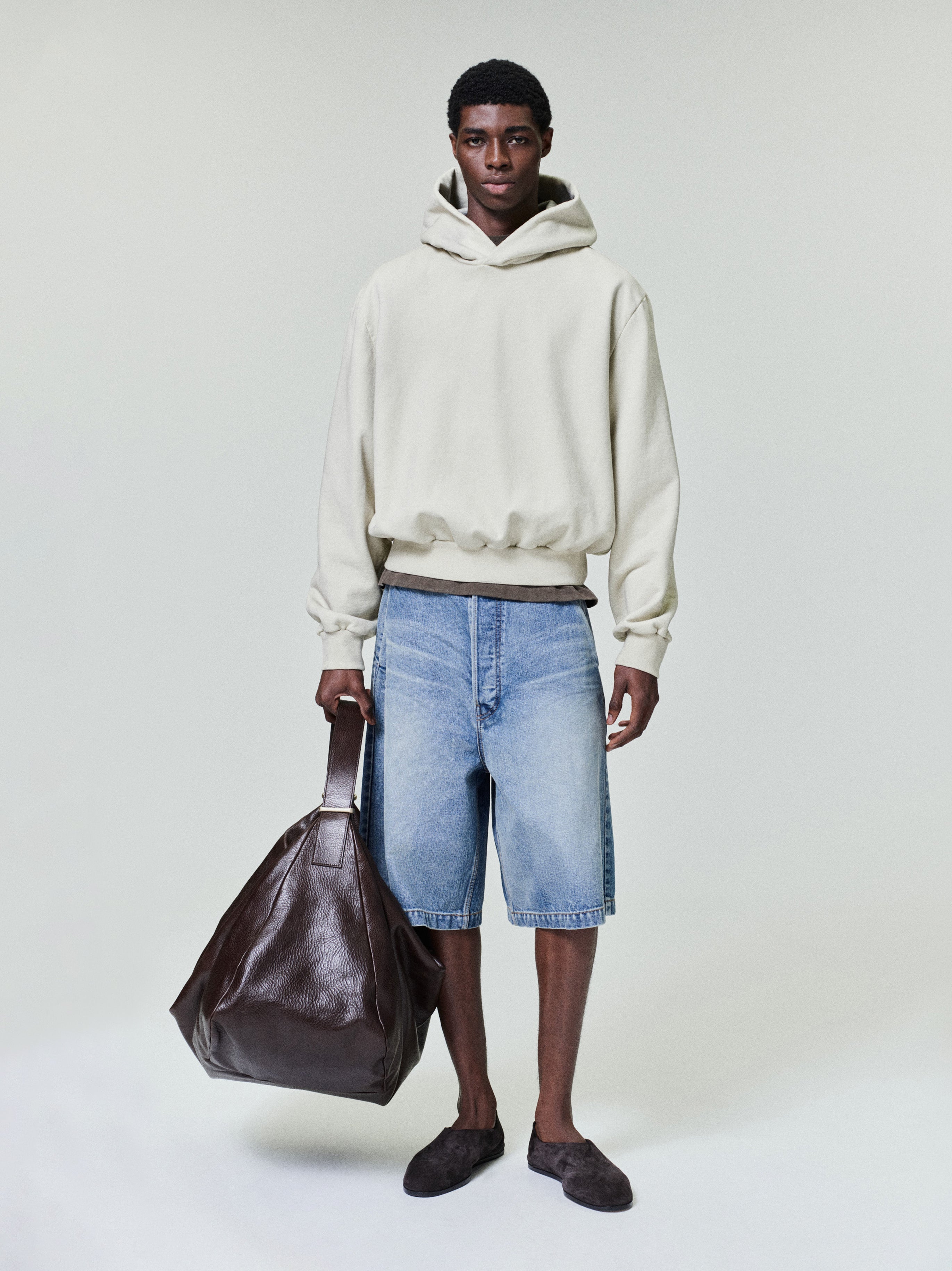 Denim Utility Shorts