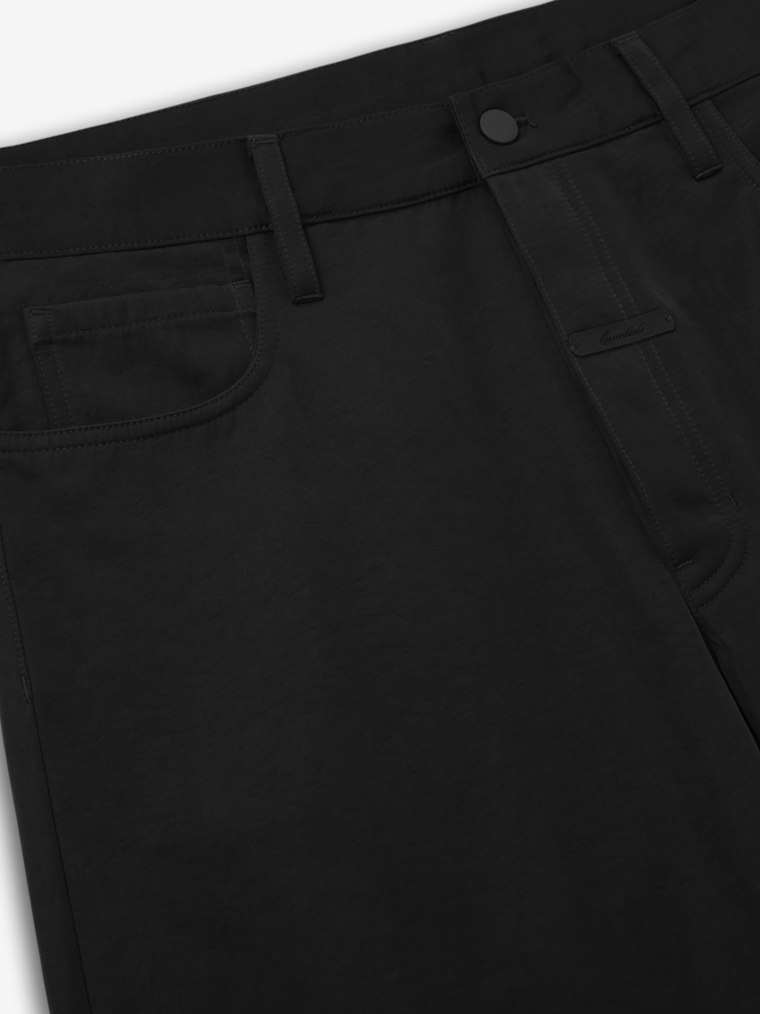 Textured Nylon 5 Pocket Pant