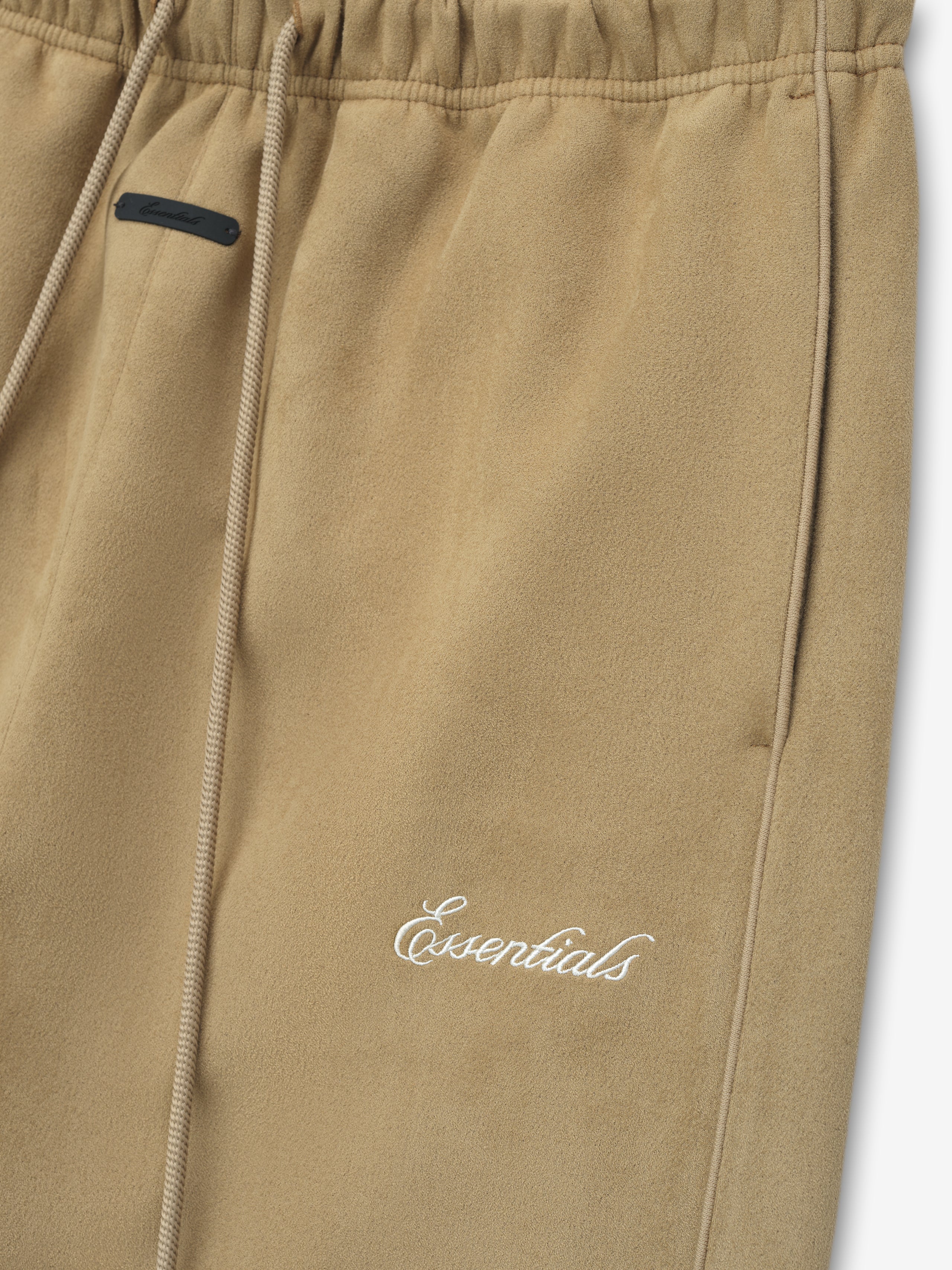 Womens Suede Fleece Signature Relaxed Pant