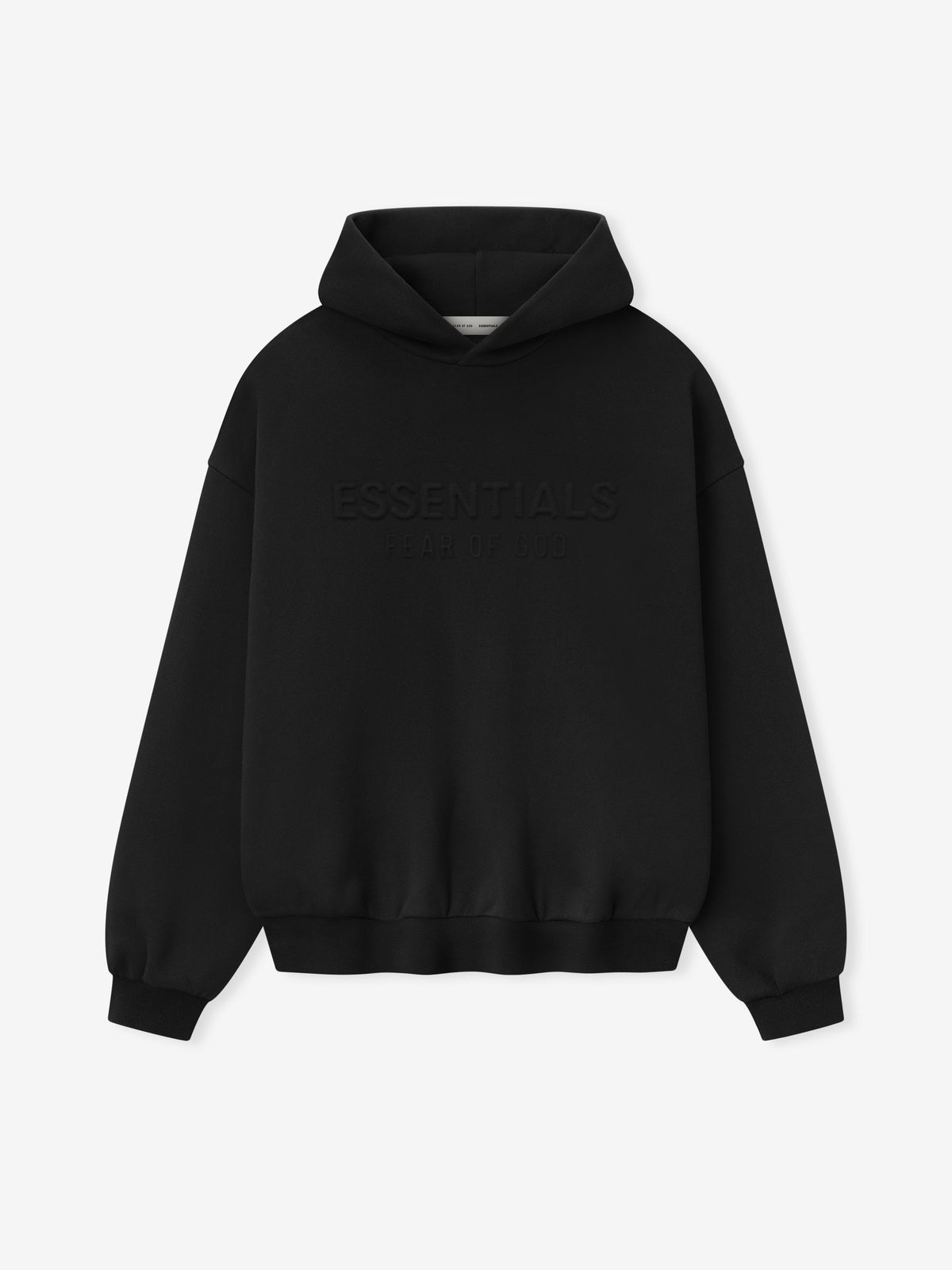 Embossed 90s Fit Fleece Hoodie