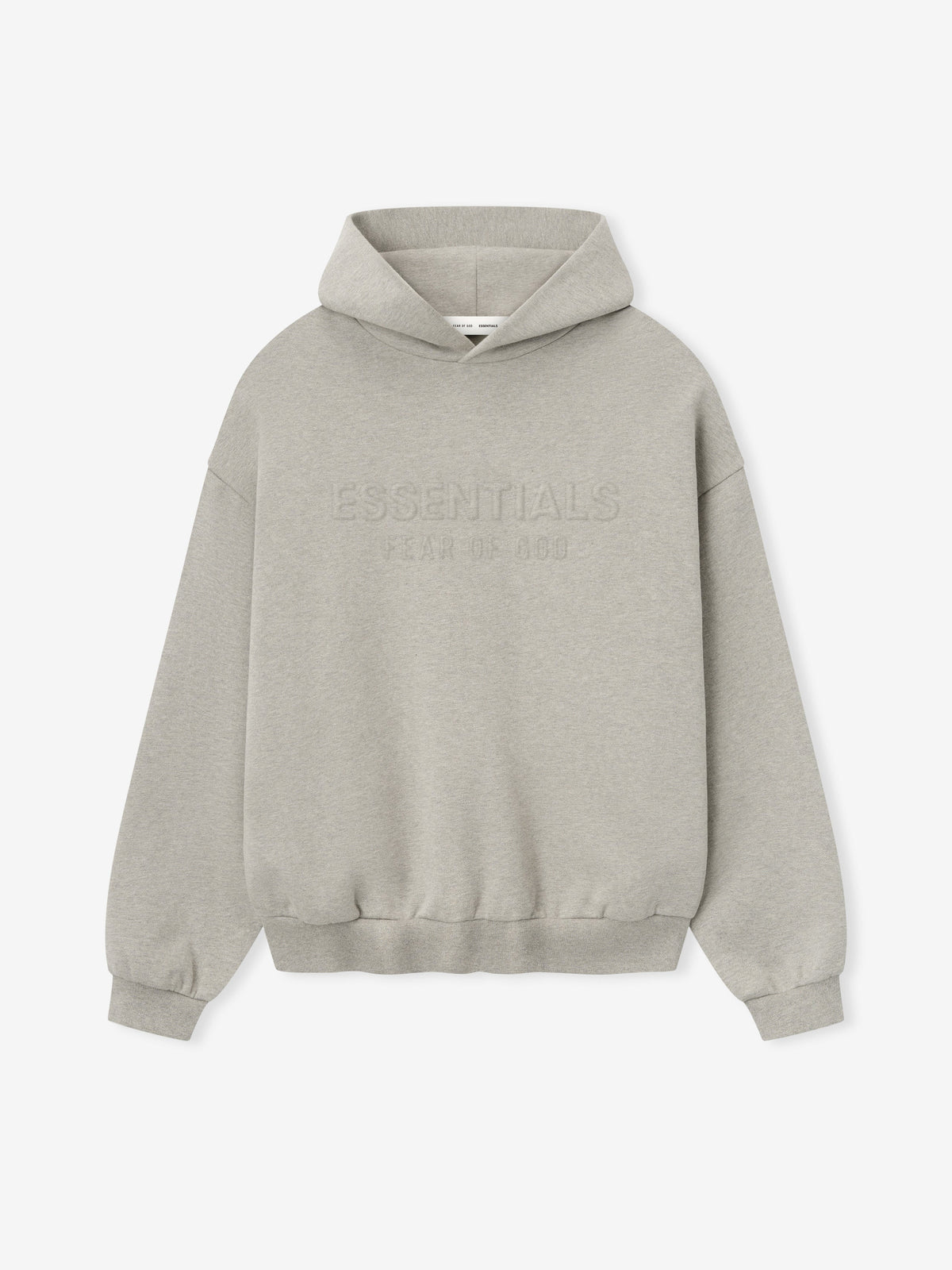 Embossed 90s Fit Fleece Hoodie