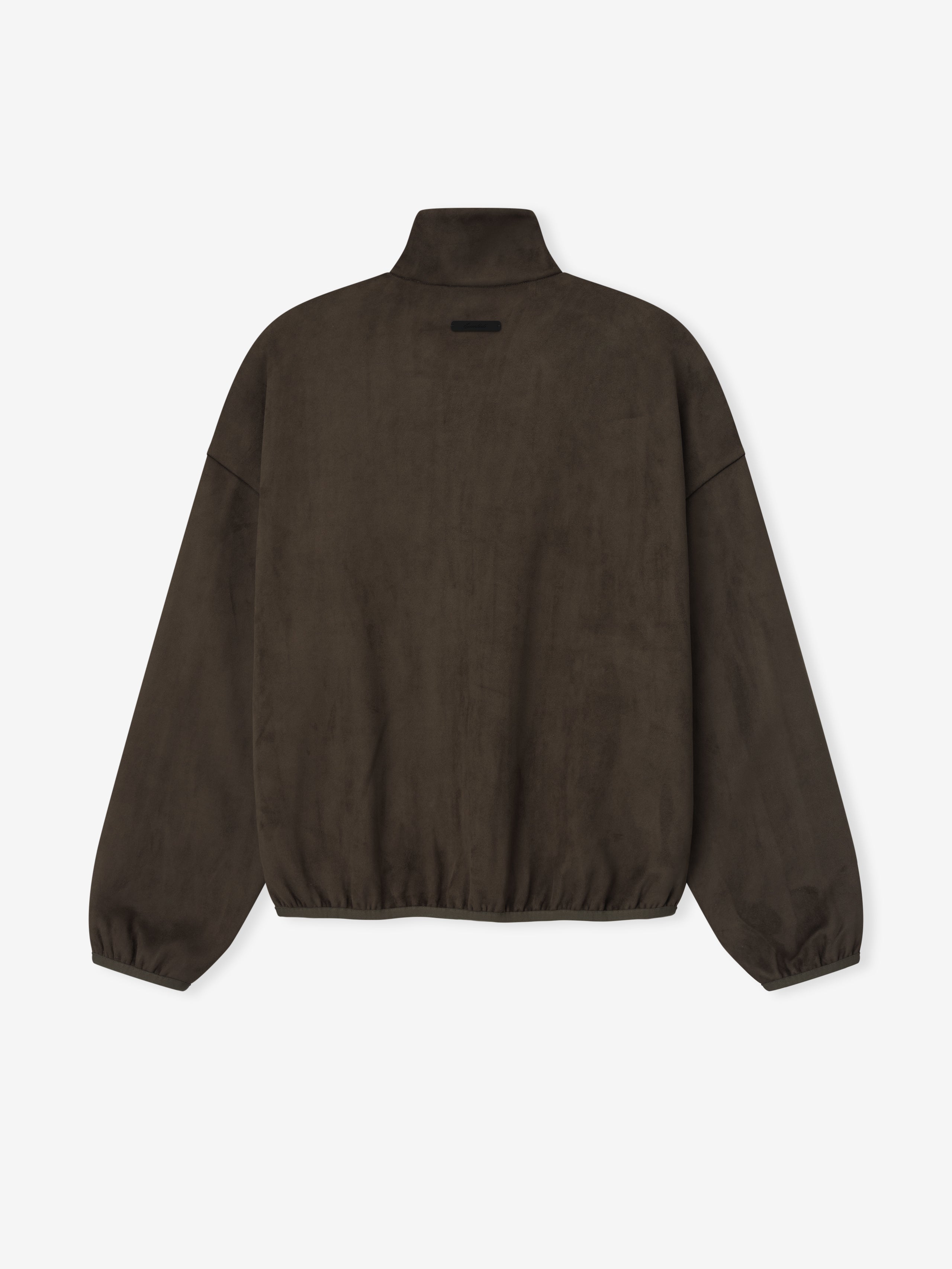Suede Fleece Signature Modern Track Jacket W/ Piping