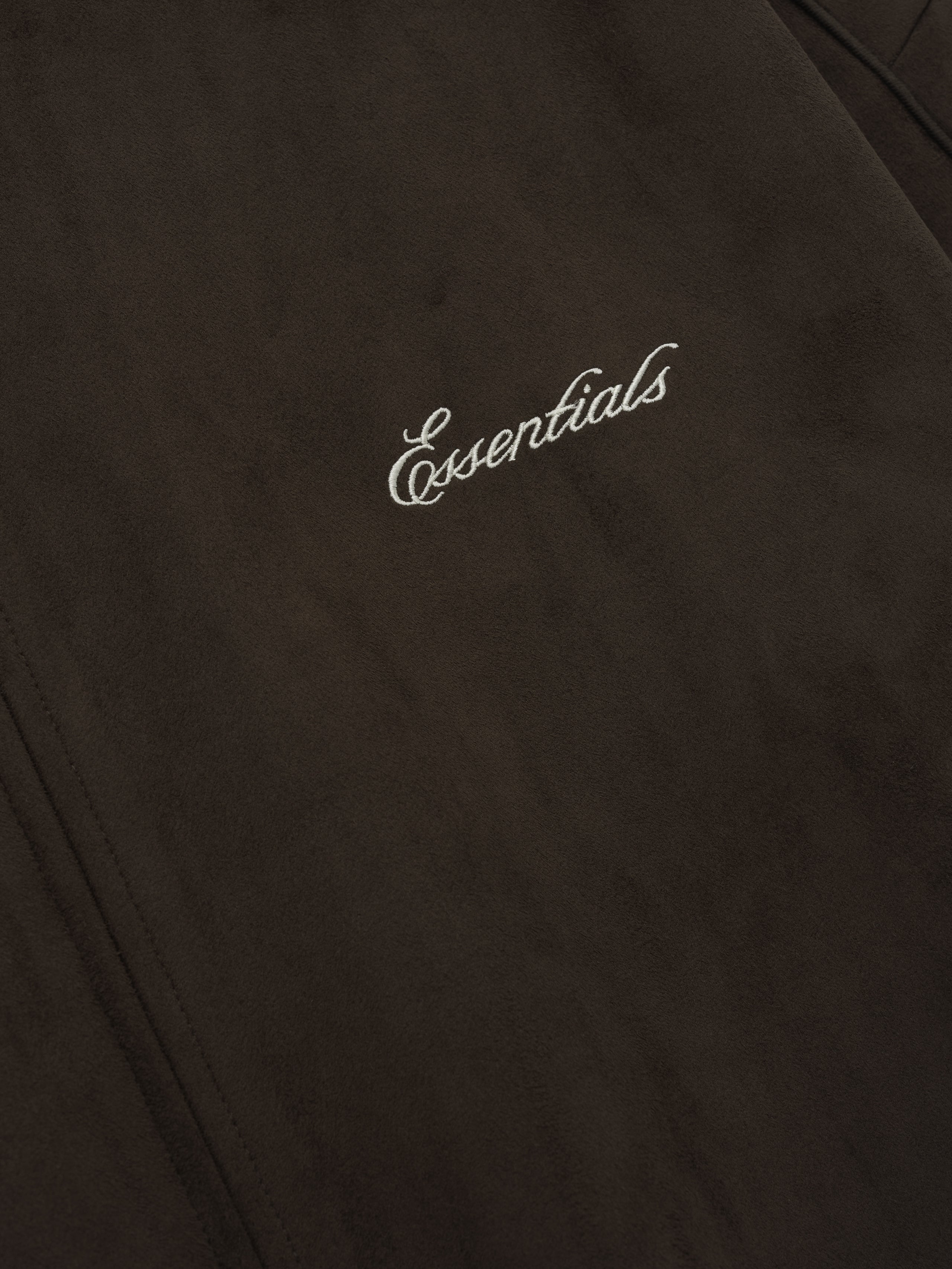 Suede Fleece Signature Modern Track Jacket W/ Piping