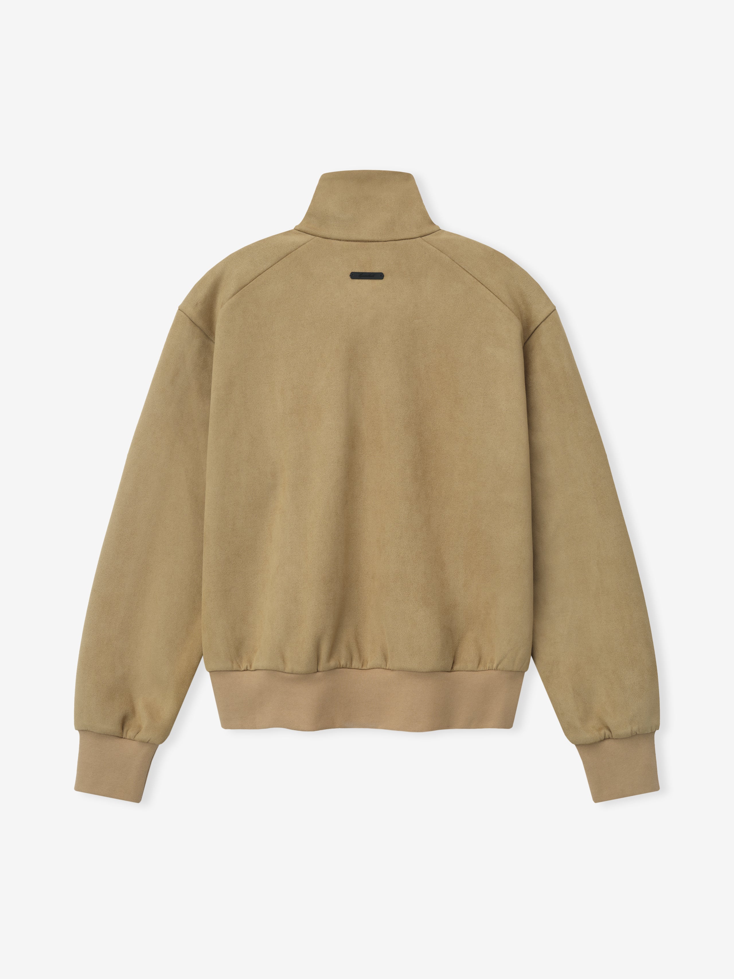 Womens Suede Fleece Signature Vintage Track Jacket