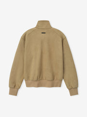 Womens Suede Fleece Signature Vintage Track Jacket