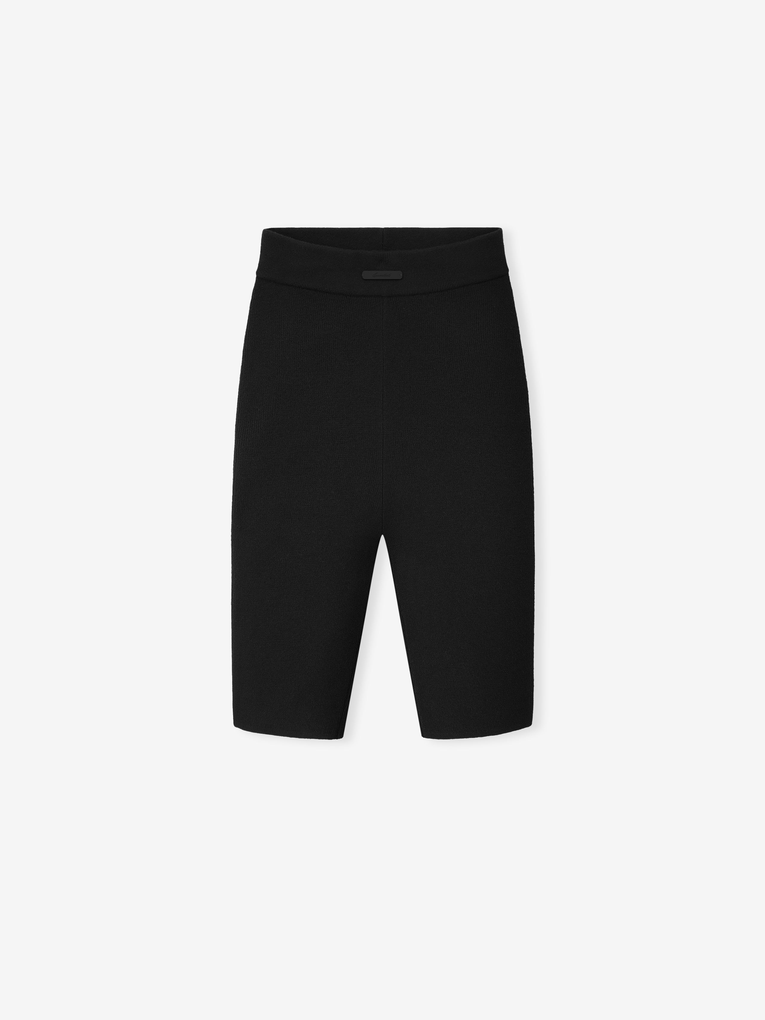 Womens Rib Knit Bike Short
