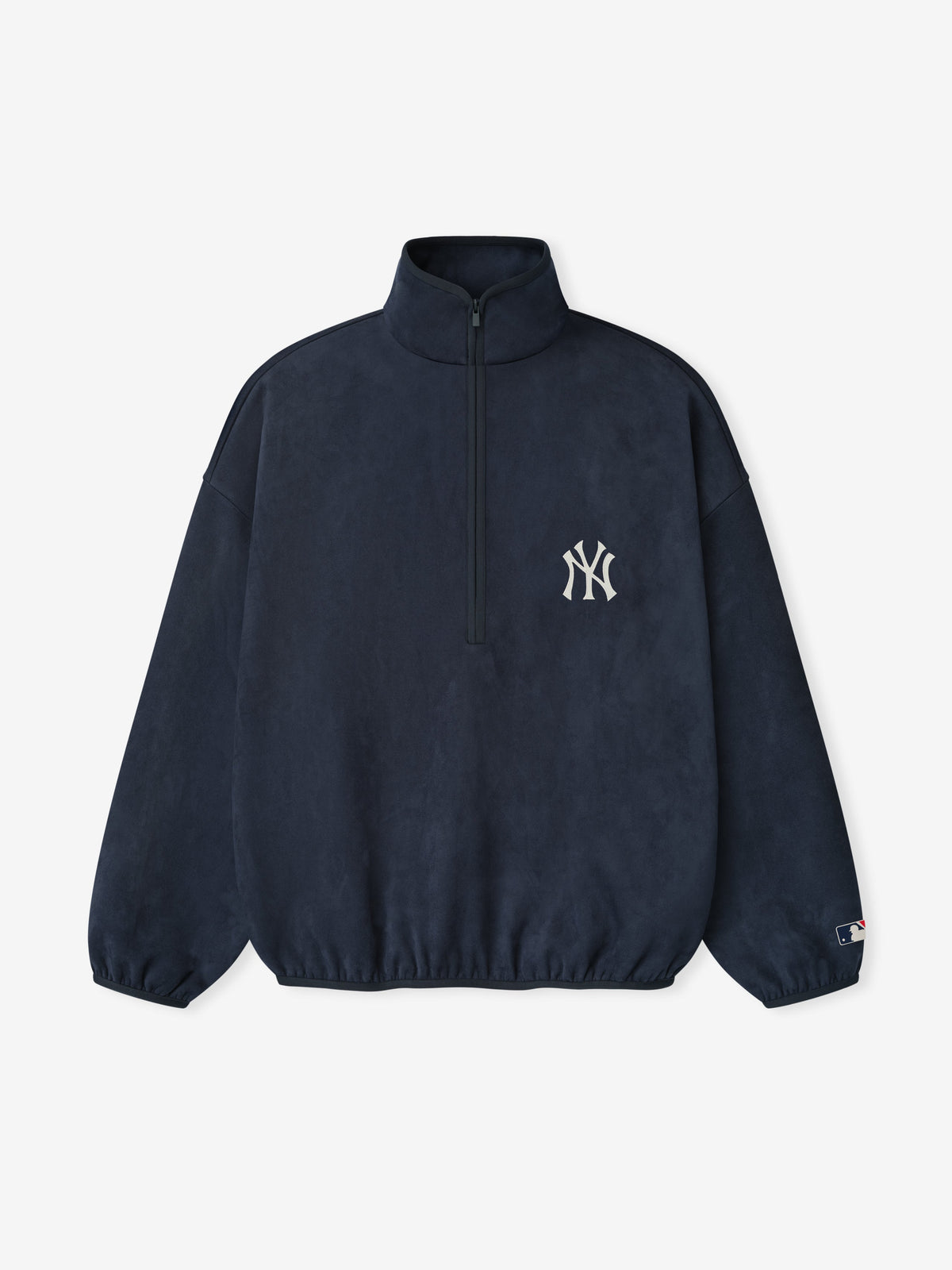 Yankees Suede Fleece Modern Half Zip