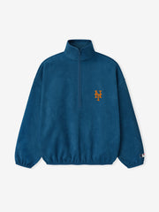 Mets Suede Fleece Modern Half Zip