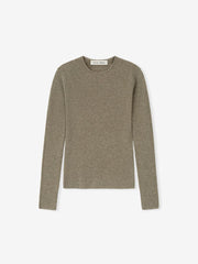 Womens Waffle Knit Long Sleeve Top