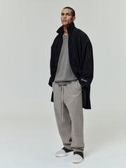 Sporty Nylon High Neck Jacket