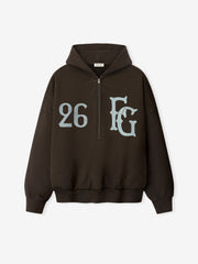 Baseball Club Half Zip Hoodie