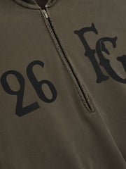 Baseball Club Half Zip Hoodie
