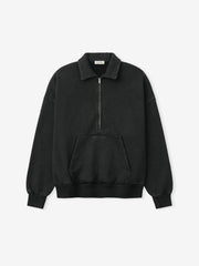 Sunfaded Half Zip Polo Sweatshirt