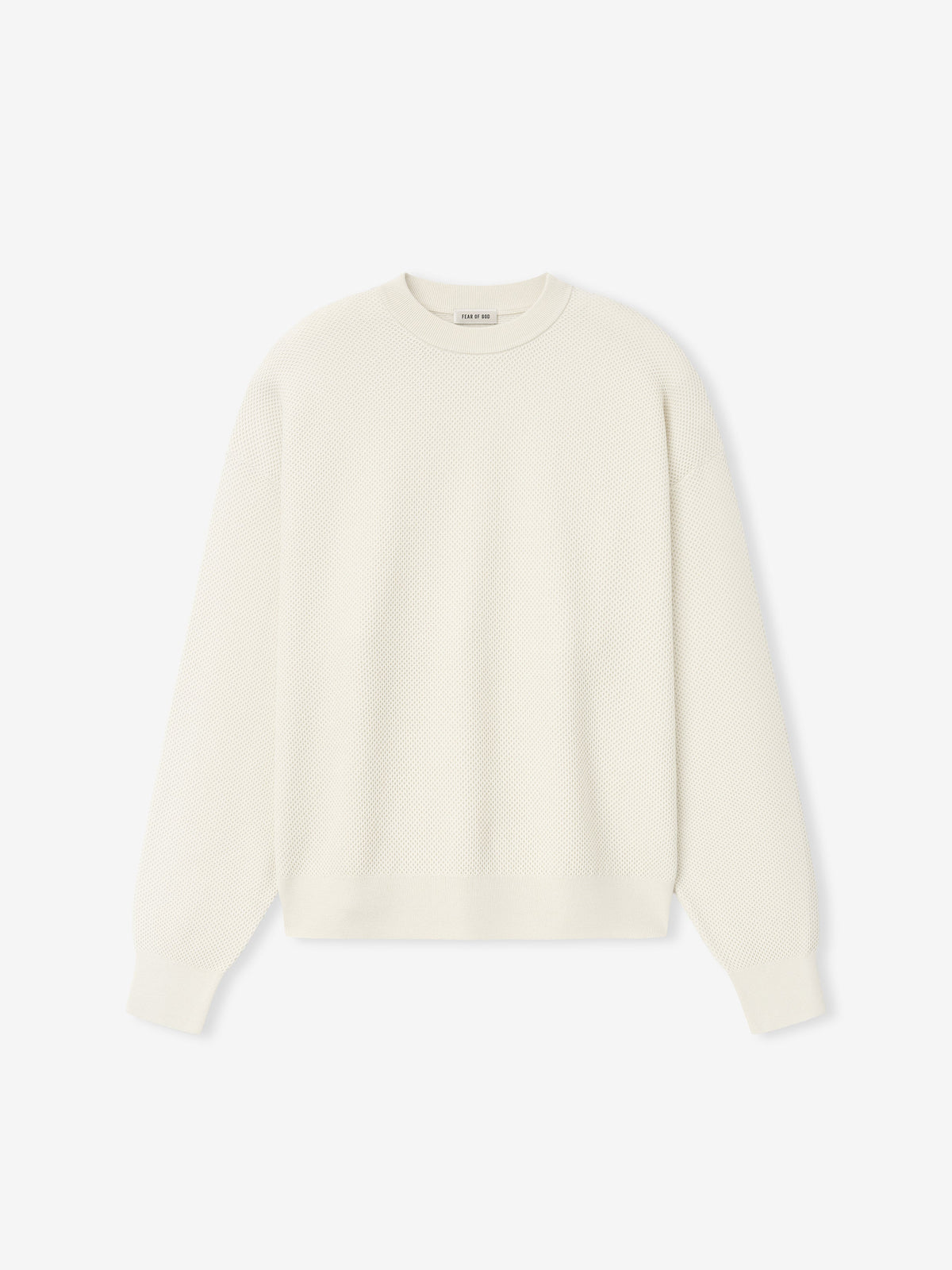 Wool Cotton Sport Mesh Knit Sweater