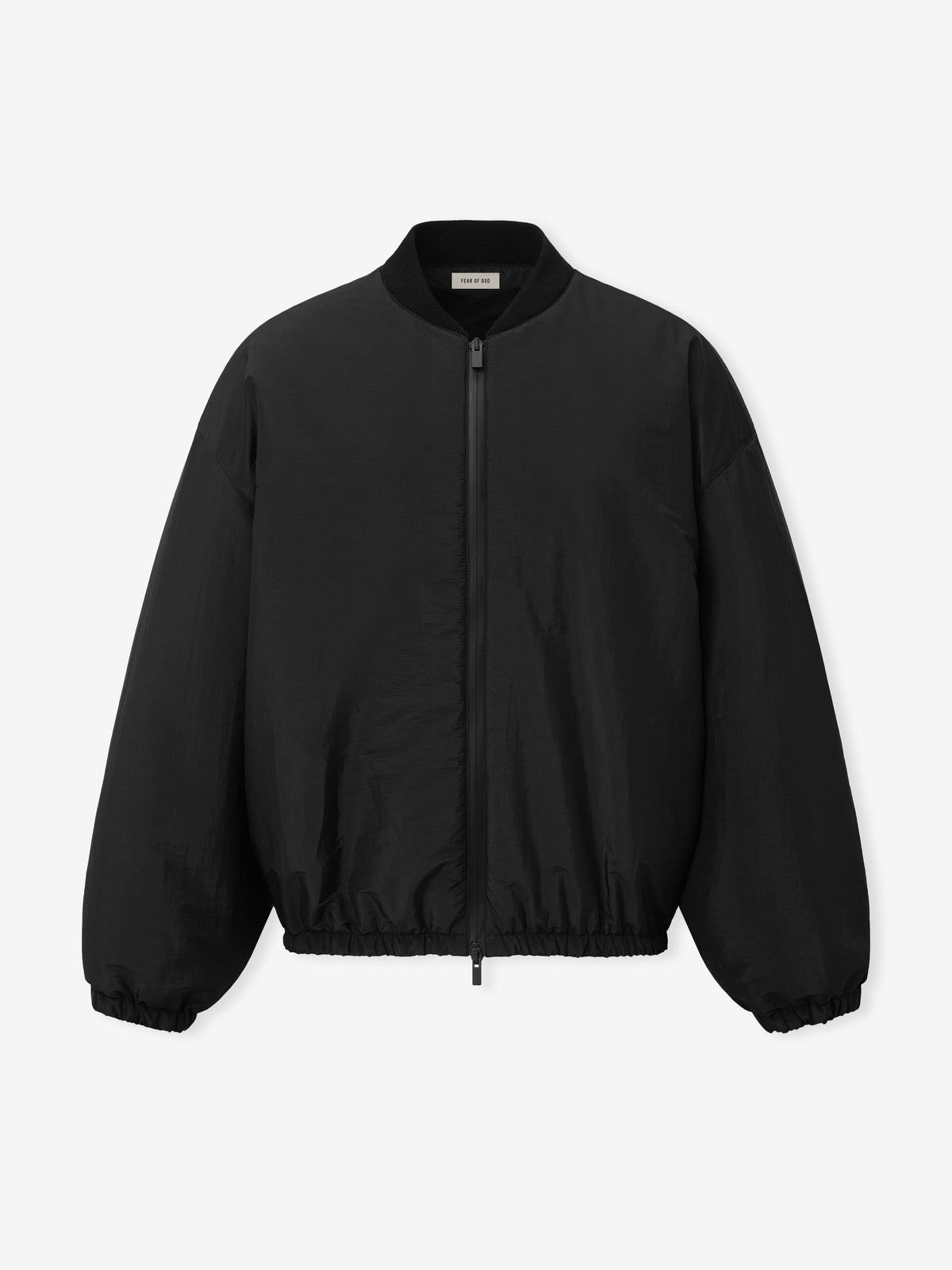 Nylon Taffeta Padded Bomber Jacket