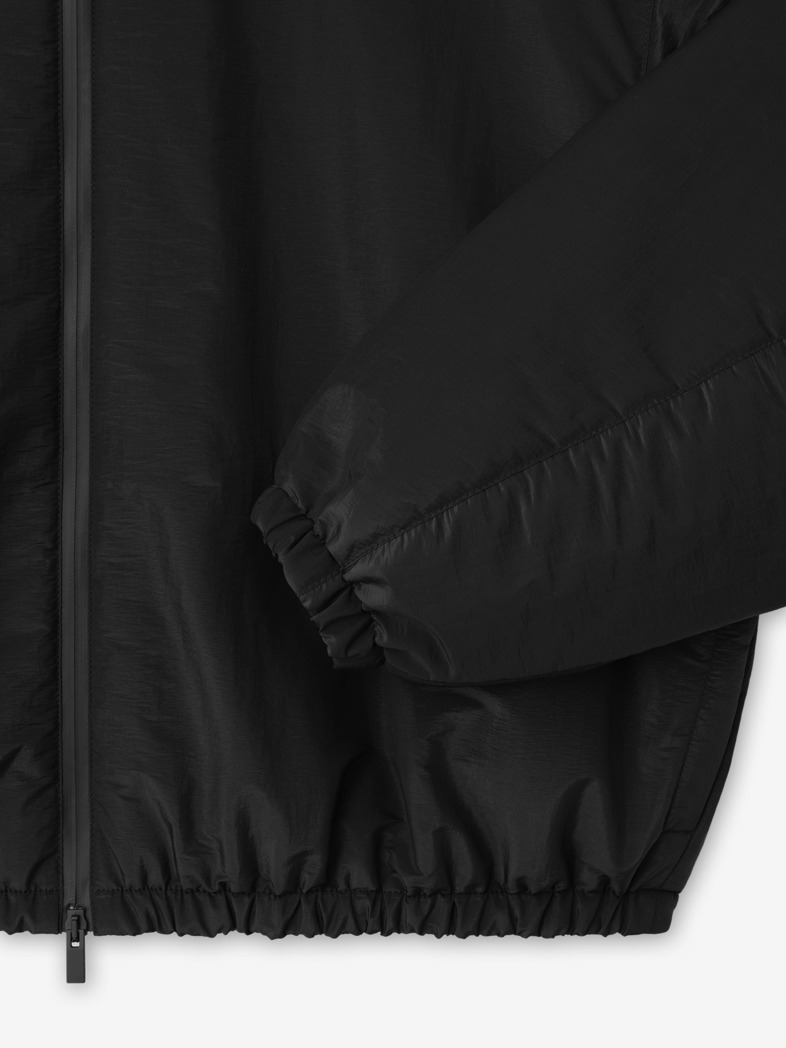 Nylon Taffeta Padded Bomber Jacket