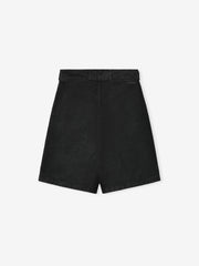 Washed Canvas Utility Shorts