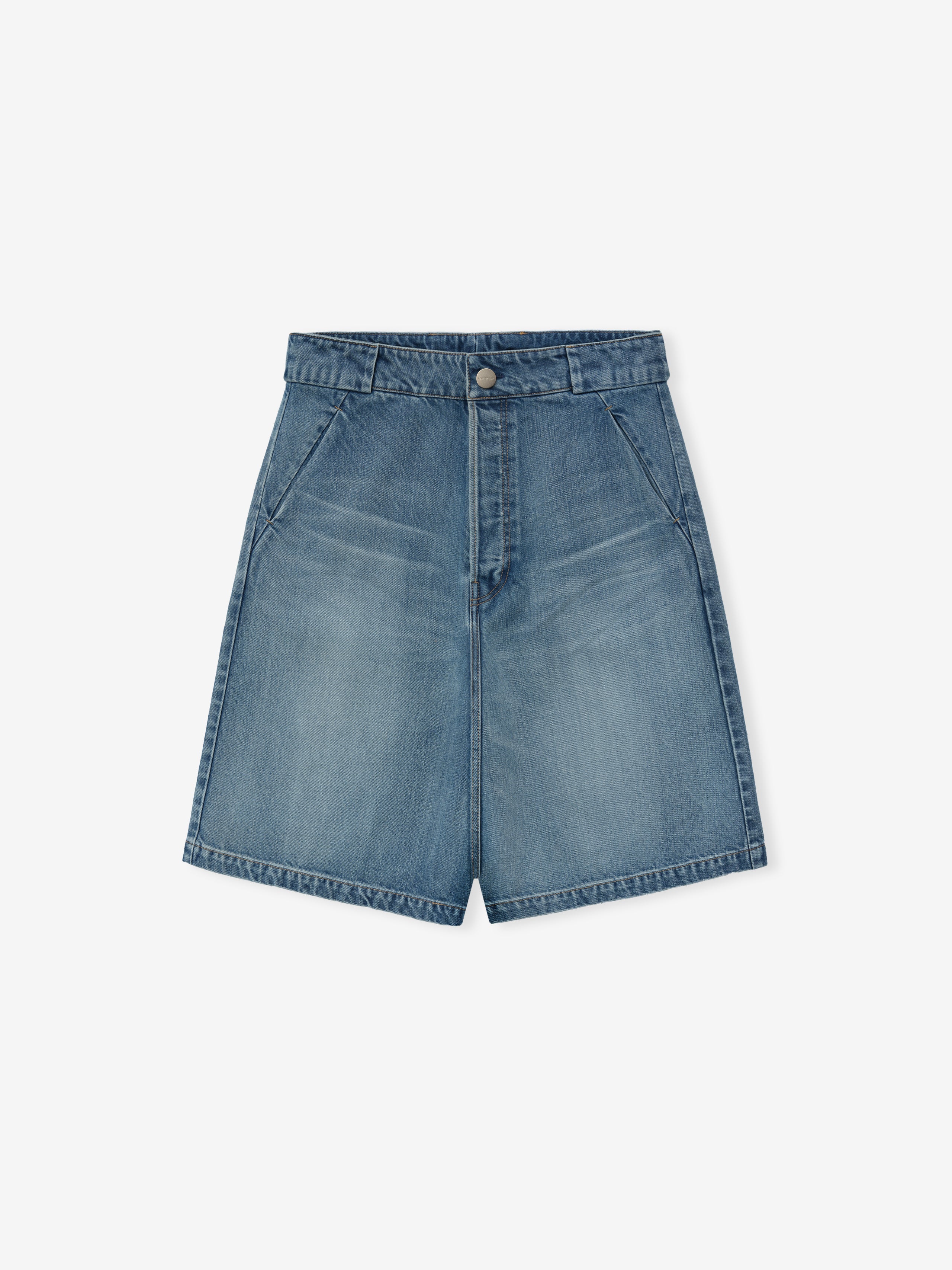 Denim Utility Shorts
