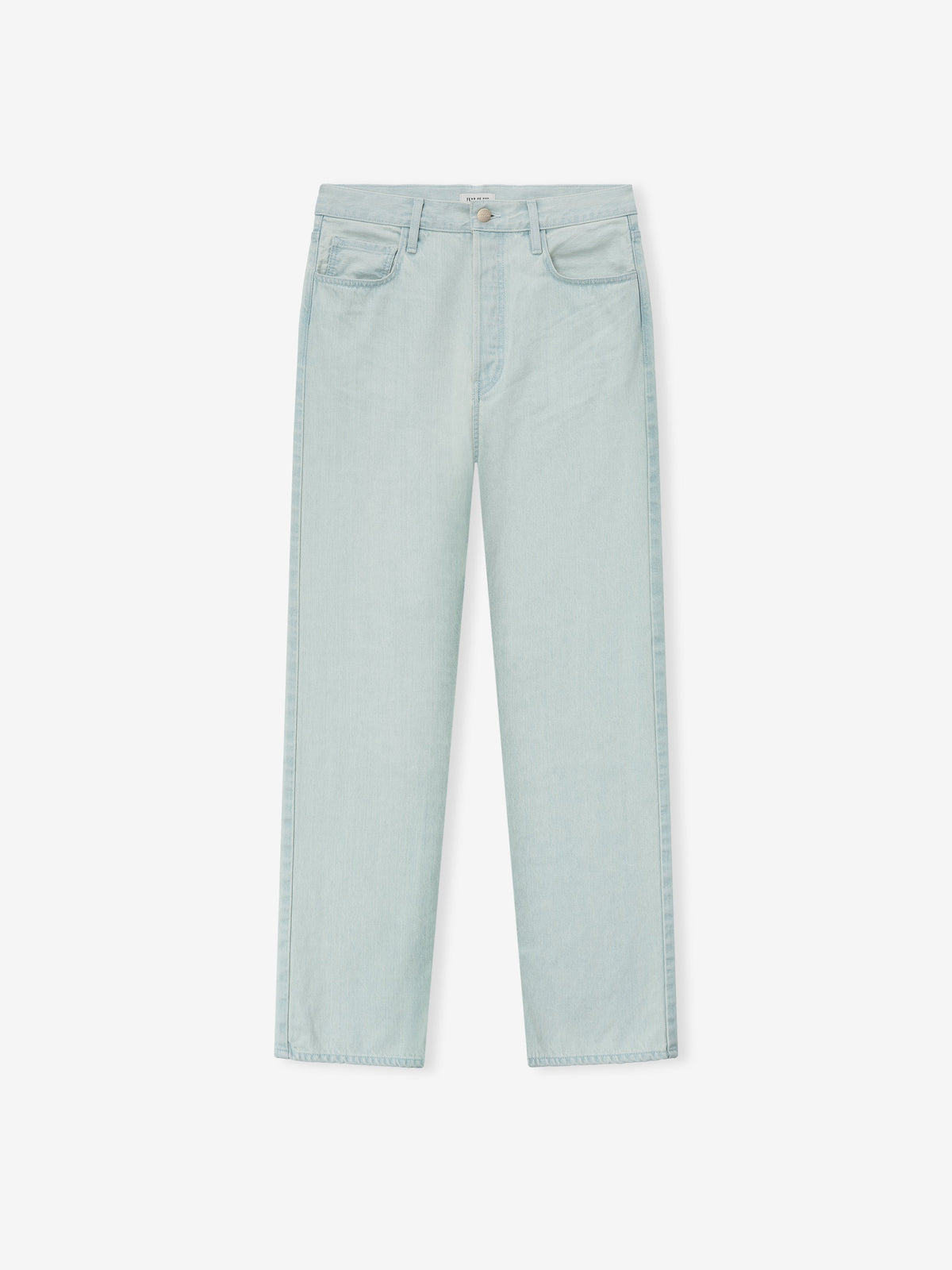 Bleach Washed Denim Straight 5 Pocket
