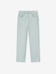 Bleach Washed Denim Straight 5 Pocket